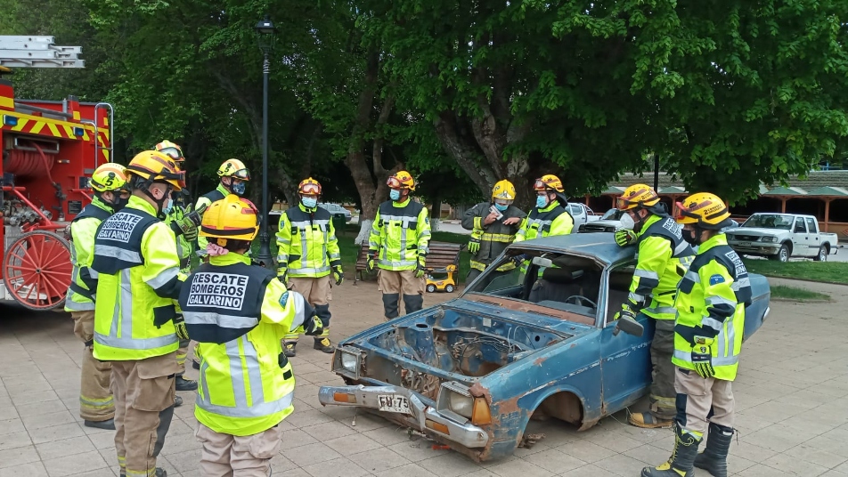 Bomberos de Galvarino inició especialidad de Rescate Vehicular